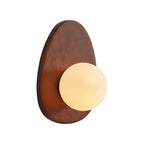 Ephael Applique Murale en Noyer Verre Premium - Neutralighting