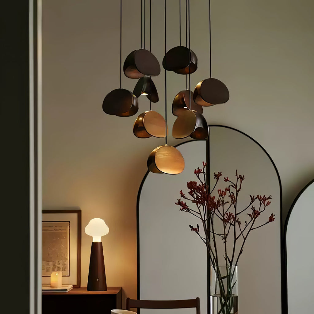 Tavro Lampe Pendante en Bois Minimaliste - Neutralighting