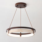 Veraearae Suspension Moderne en Travertin - Neutralighting