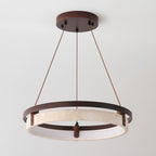 Veraearae Suspension Moderne en Travertin - Neutralighting