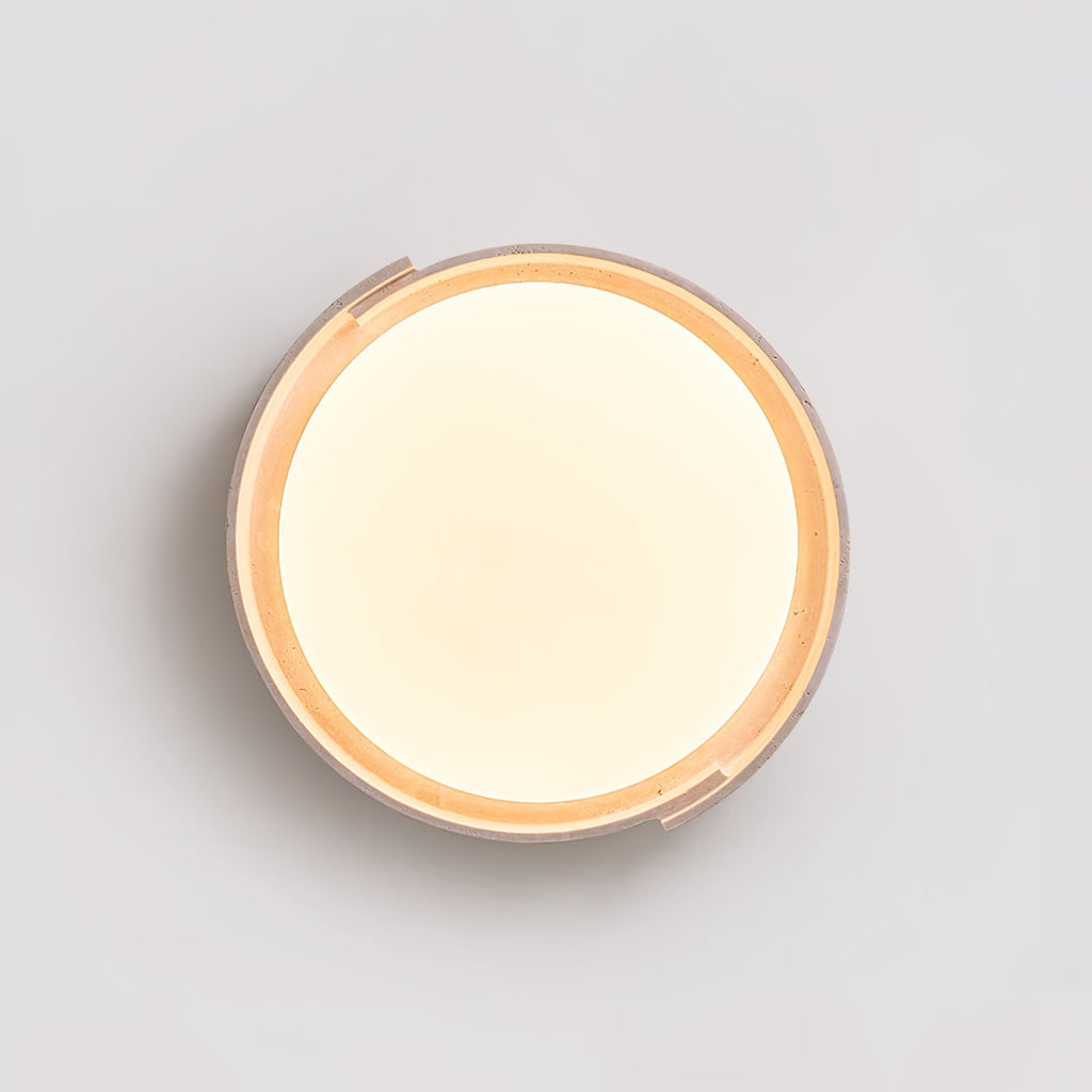 Zevinarae Lumière de Plafond Industrielle en Travertin - Neutralighting