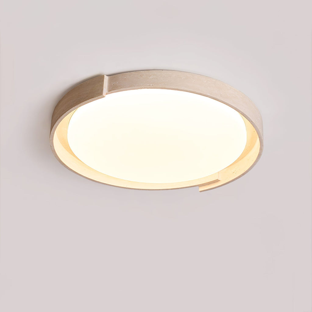 Zevinarae Lumière de Plafond Industrielle en Travertin - Neutralighting