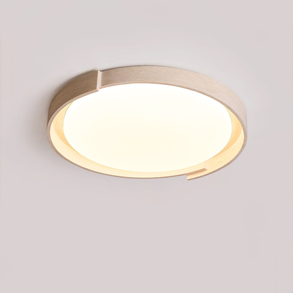 Zevinarae Lumière de Plafond Industrielle en Travertin - Neutralighting