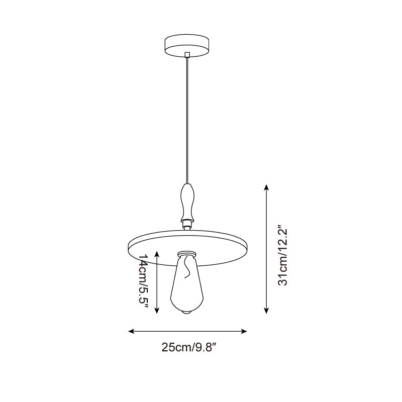 Ritta Lampe Pendante Orbit Moderne en Travertin - Neutralighting