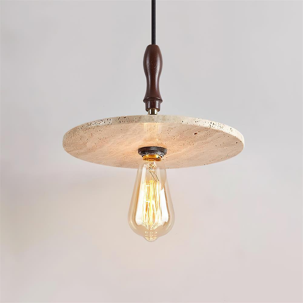 Ritta Lampe Pendante Orbit Moderne en Travertin - Neutralighting