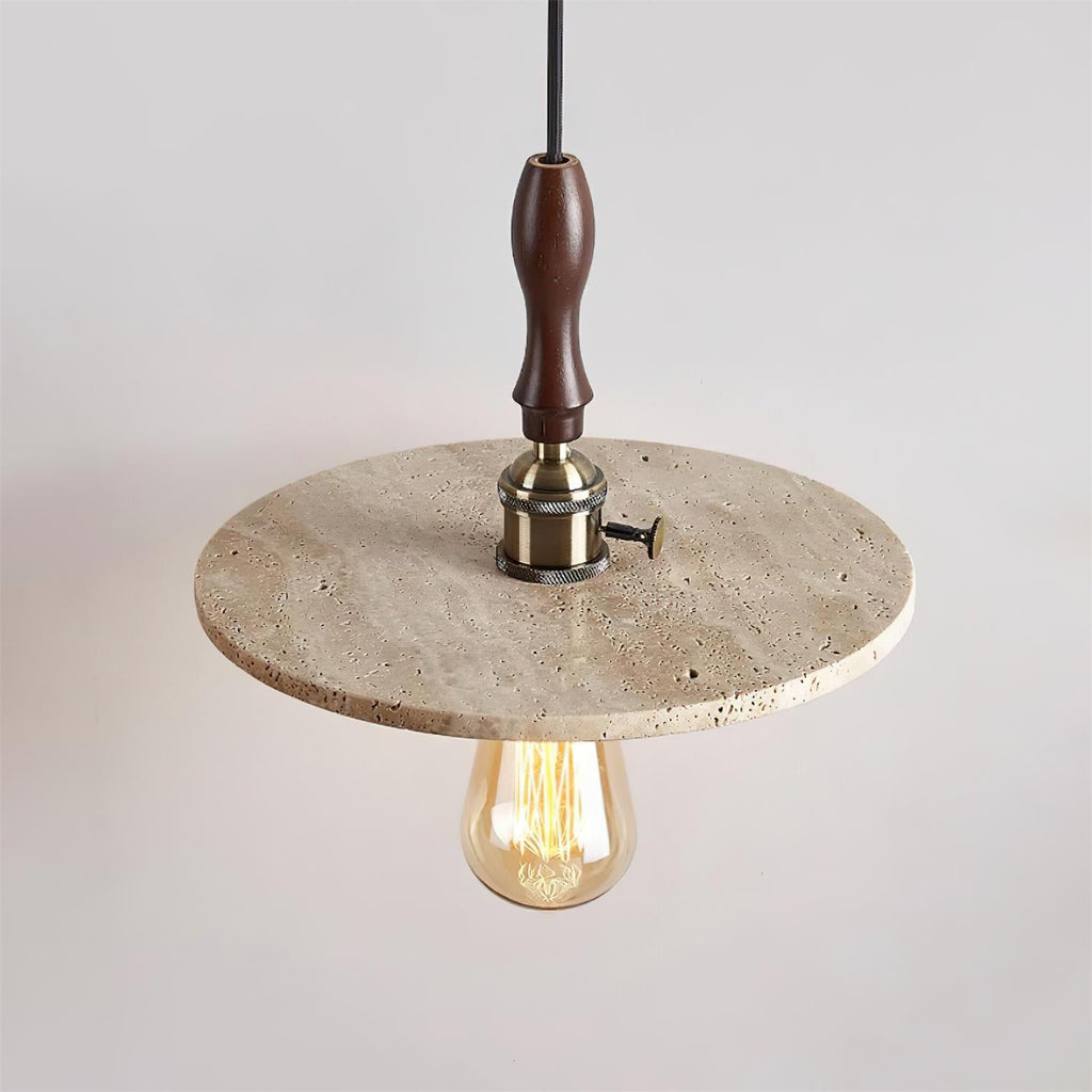 Ritta Lampe Pendante Orbit Moderne en Travertin - Neutralighting