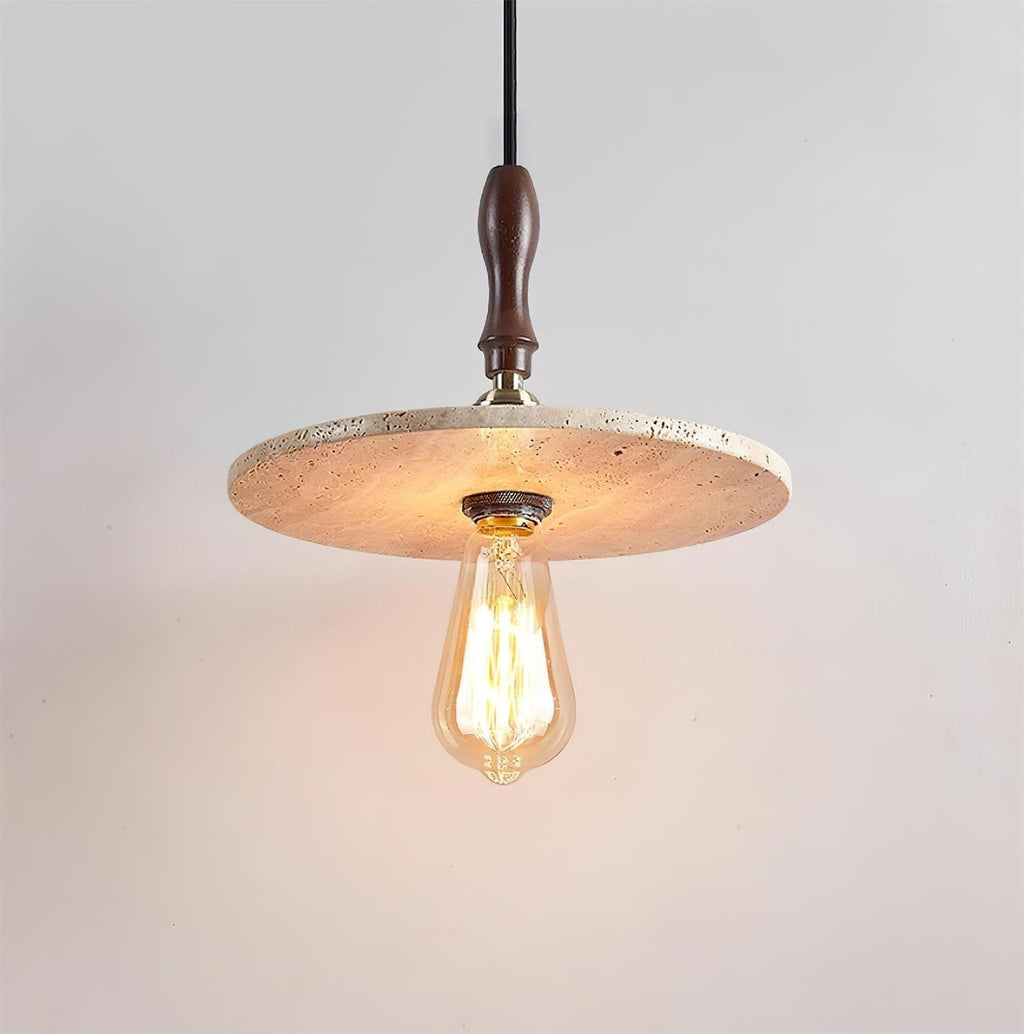 Ritta Lampe Pendante Orbit Moderne en Travertin - Neutralighting