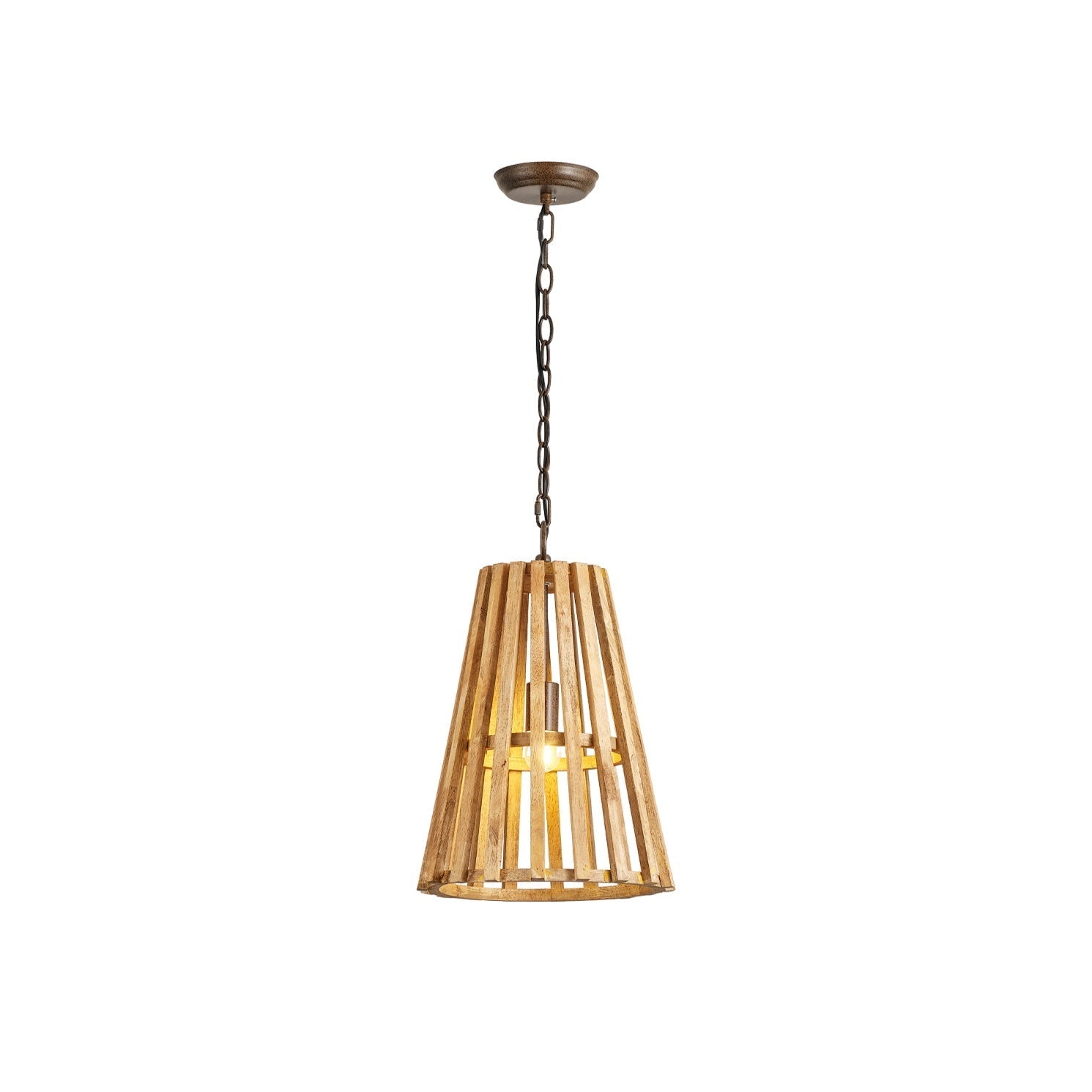 Avsolel Suspension Moderne Minimaliste en Bois et Métal - Neutralighting
