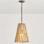 Avsolel Suspension Moderne Minimaliste en Bois et Métal - Neutralighting