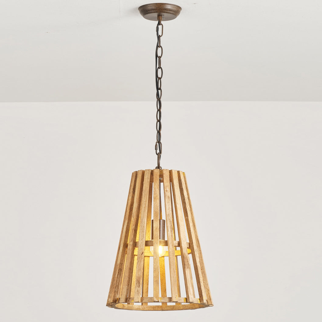 Avsolel Suspension Moderne Minimaliste en Bois et Métal - Neutralighting