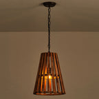 Avsolel Suspension Moderne Minimaliste en Bois et Métal - Neutralighting