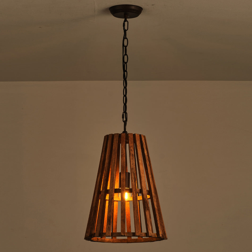 Avsolel Suspension Moderne Minimaliste en Bois et Métal - Neutralighting