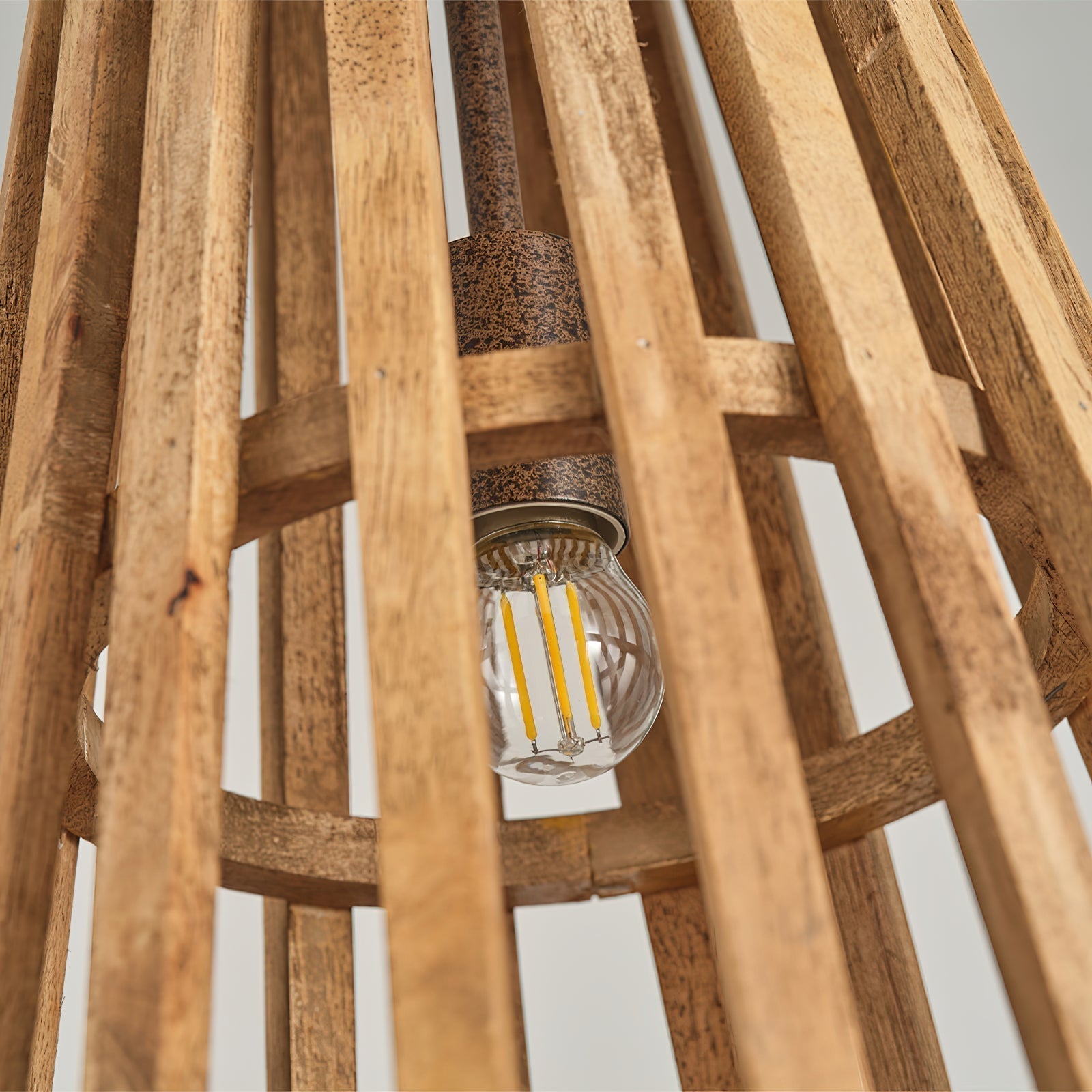 Avsolel Suspension Moderne Minimaliste en Bois et Métal - Neutralighting