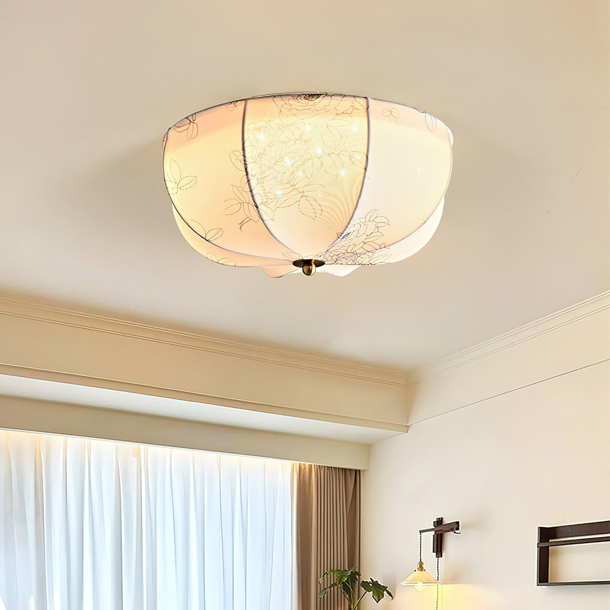 Ilvara Premium Nordic Art Tissu Plafonnier - Neutralighting
