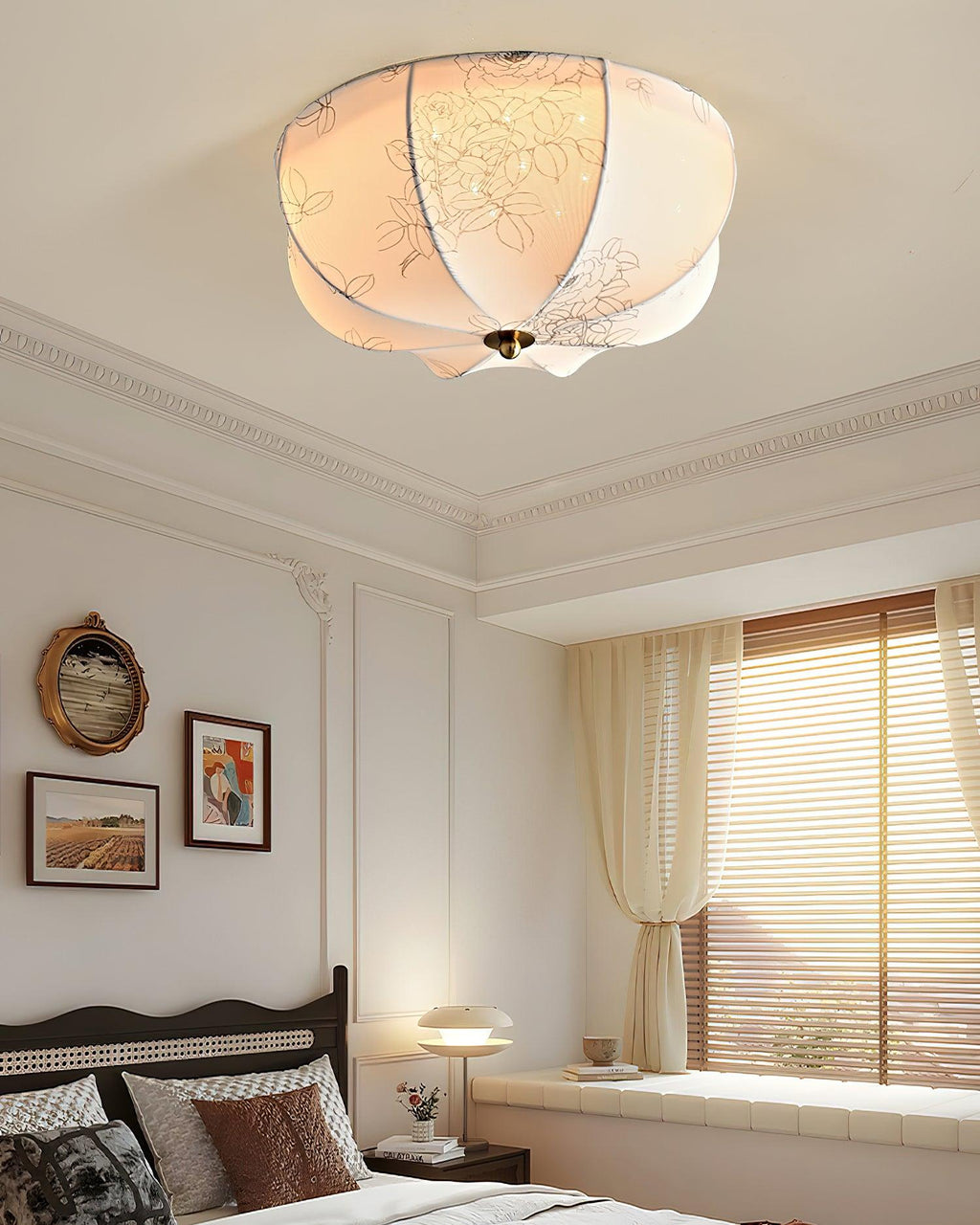 Ilvara Premium Nordic Art Tissu Plafonnier - Neutralighting