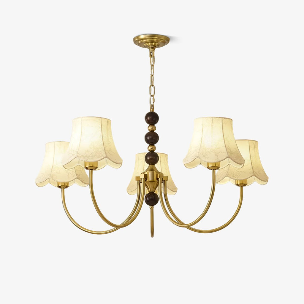 Orchid Lustre en tissu doré - Neutralighting