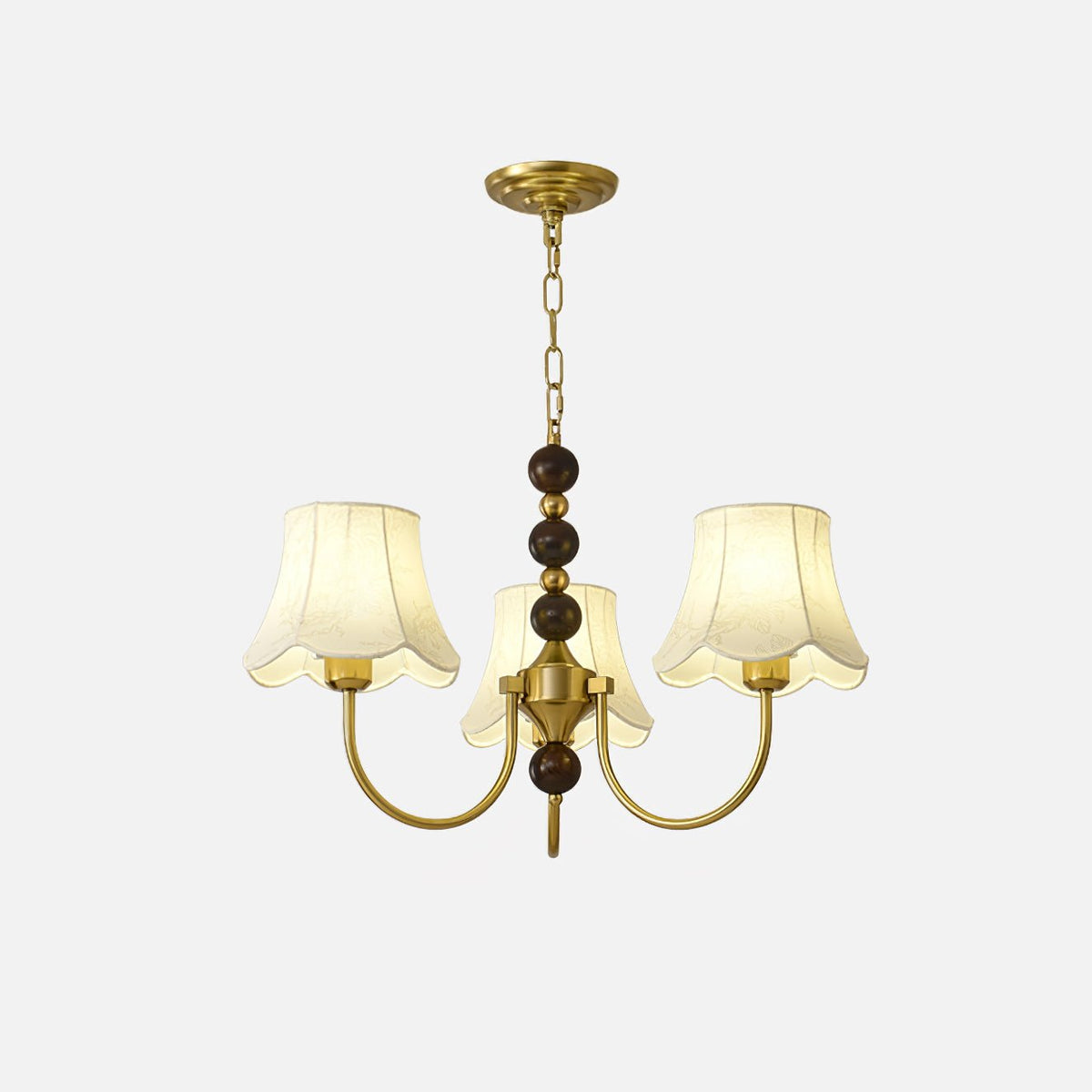 Orchid Lustre en tissu doré - Neutralighting