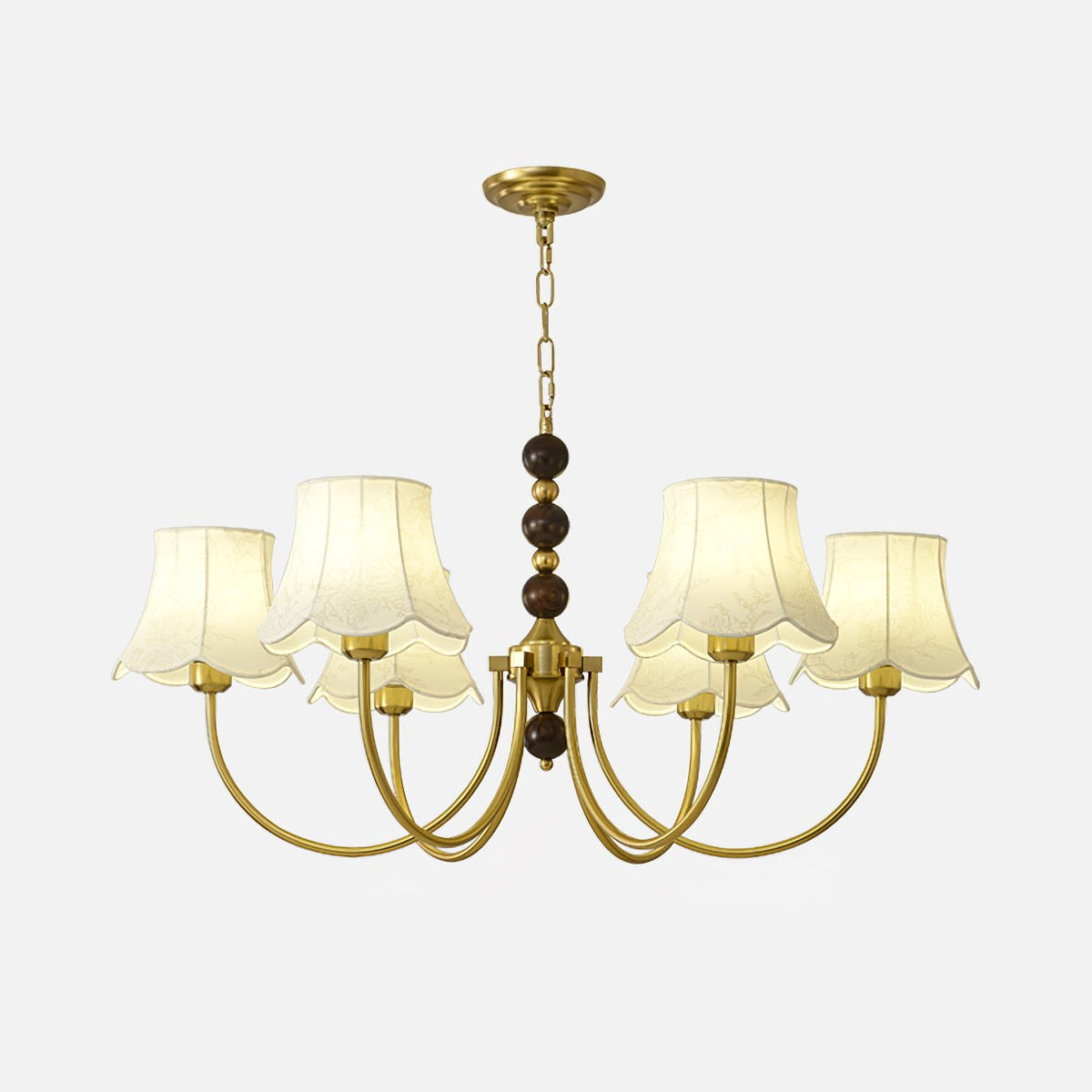 Orchid Lustre en tissu doré - Neutralighting