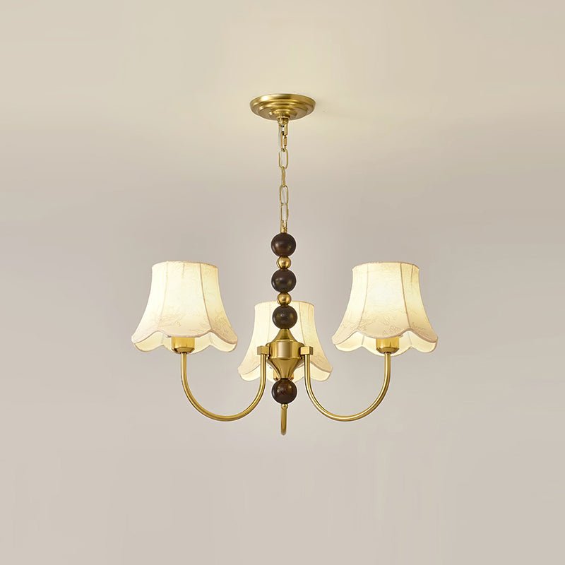 Orchid Lustre en tissu doré - Neutralighting