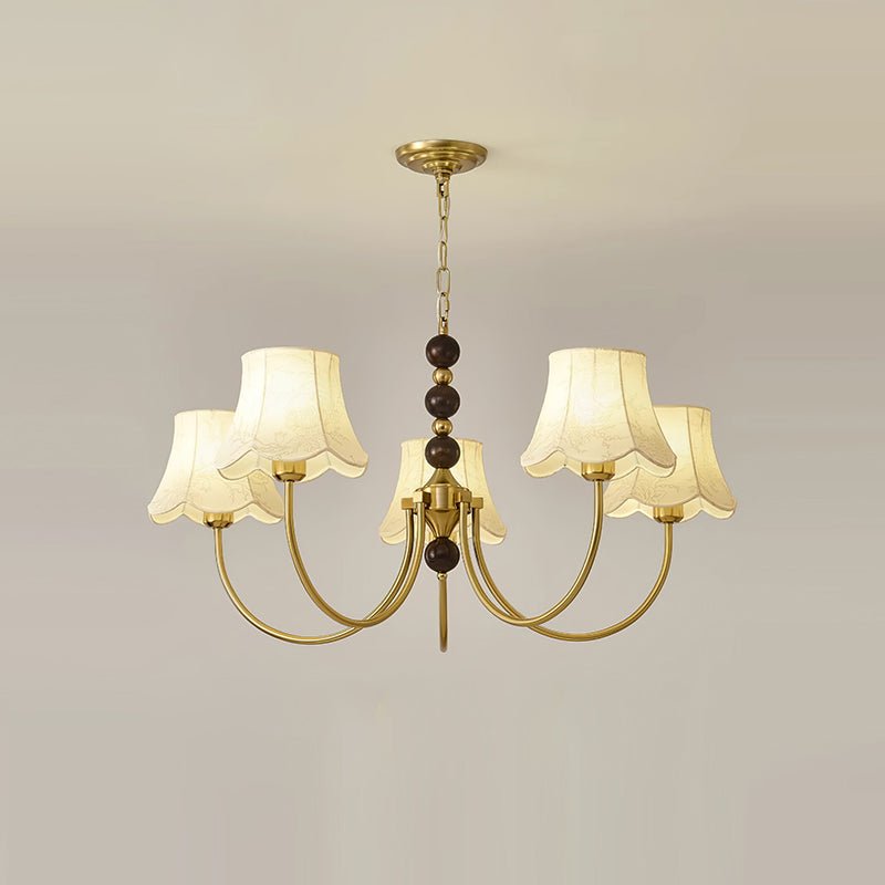 Orchid Lustre en tissu doré - Neutralighting