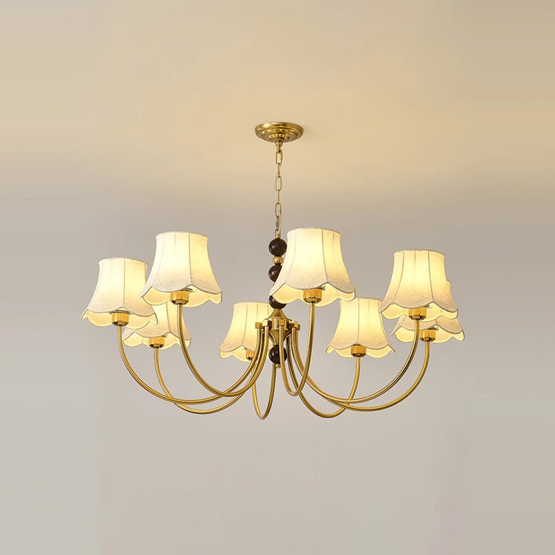 Orchid Lustre en tissu doré - Neutralighting