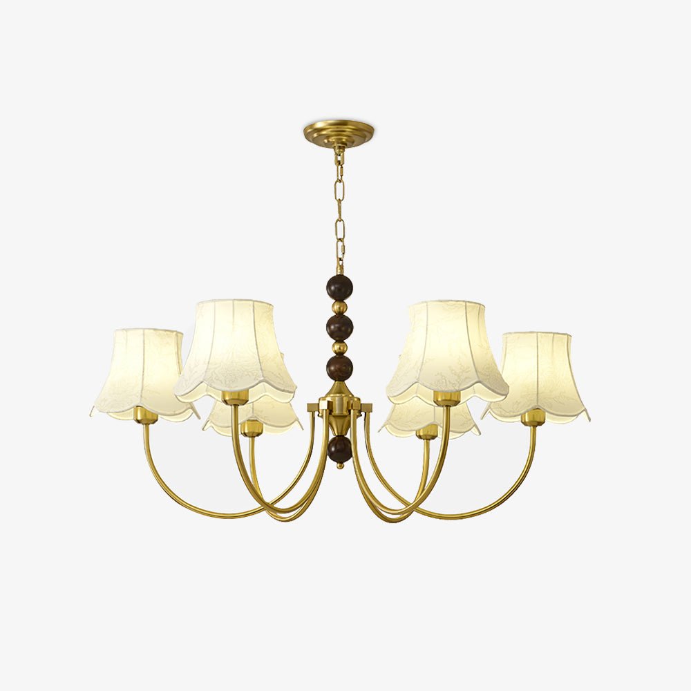 Orchid Lustre en tissu doré - Neutralighting