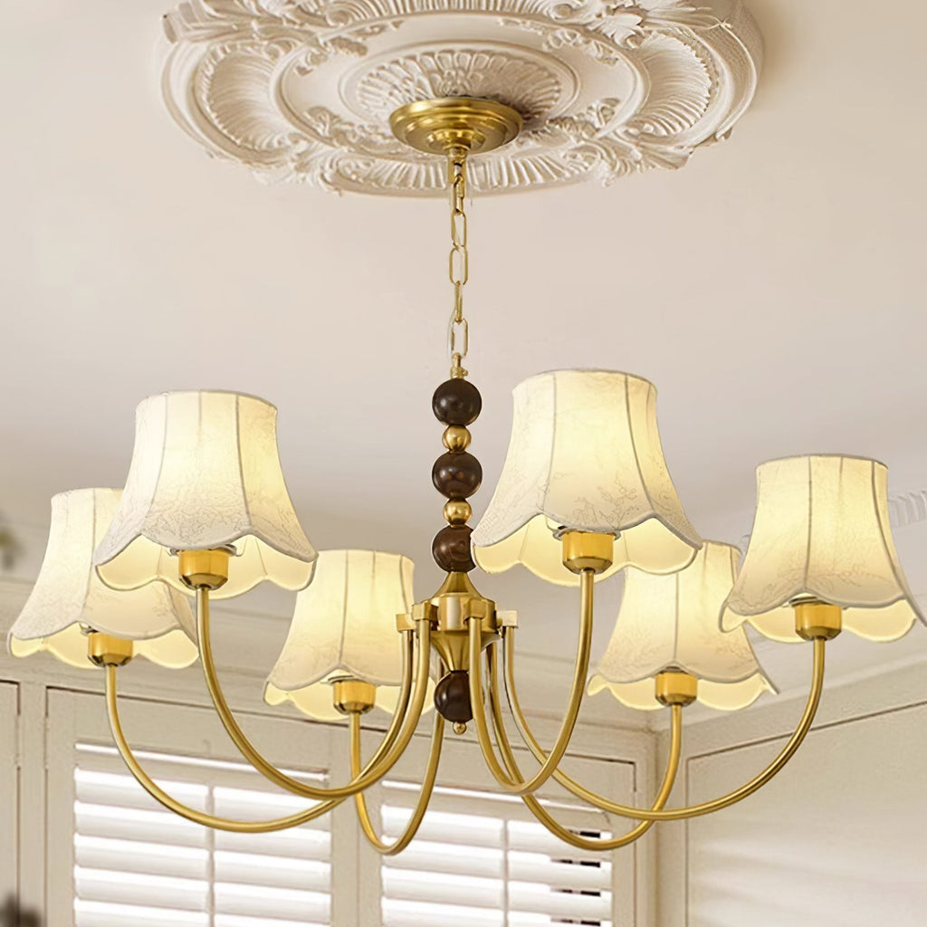 Orchid Lustre en tissu doré - Neutralighting