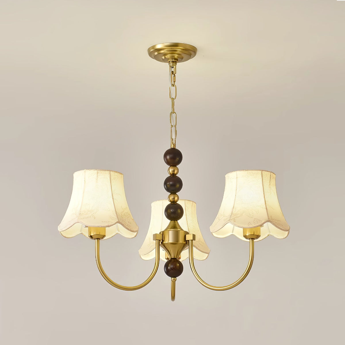 Orchid Lustre en tissu doré - Neutralighting