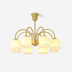 Lustra Chandelier Laiton Bras Courbé Élégant - Neutralighting