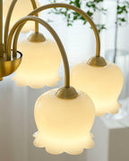 Lustra Chandelier Laiton Bras Courbé Élégant - Neutralighting