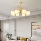 Lustra Chandelier Laiton Bras Courbé Élégant - Neutralighting