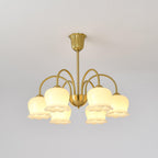 Lustra Chandelier Laiton Bras Courbé Élégant - Neutralighting