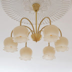 Lustra Chandelier Laiton Bras Courbé Élégant - Neutralighting