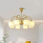 Lustra Chandelier Laiton Bras Courbé Élégant - Neutralighting