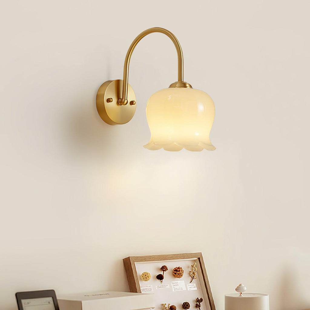 Avcarora Applique Murale Laiton Verre Art Nordic Premium - Neutralighting
