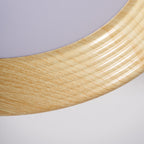 Solara Plafonnier Bois Anneau Minimaliste Réglable - Neutralighting
