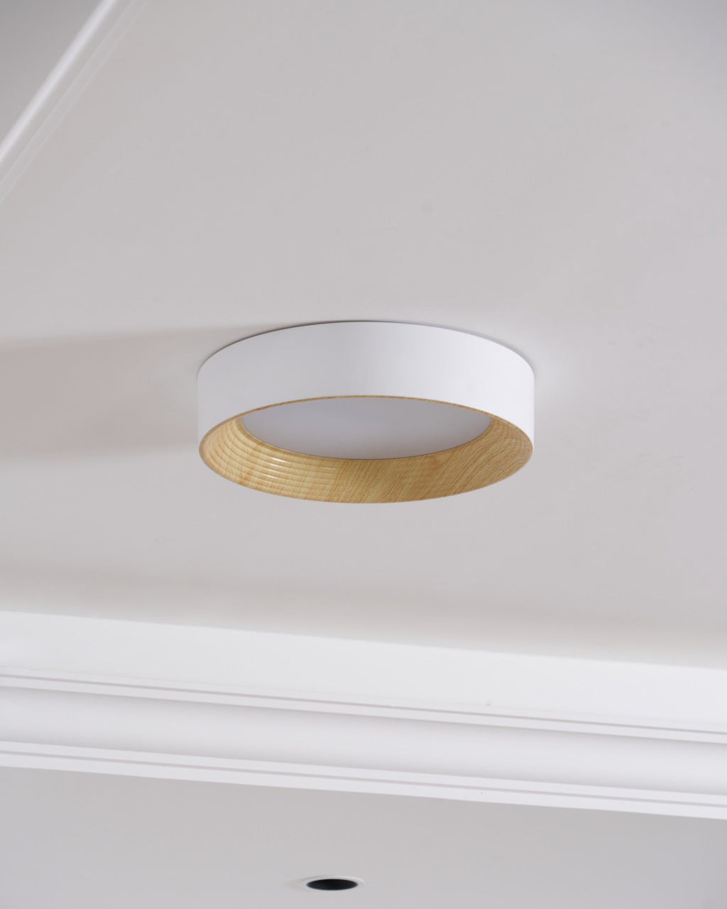 Solara Plafonnier Bois Anneau Minimaliste Réglable - Neutralighting
