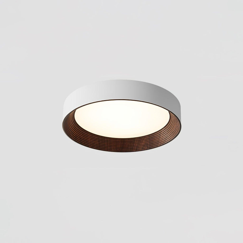 Solara Plafonnier Bois Anneau Minimaliste Réglable - Neutralighting