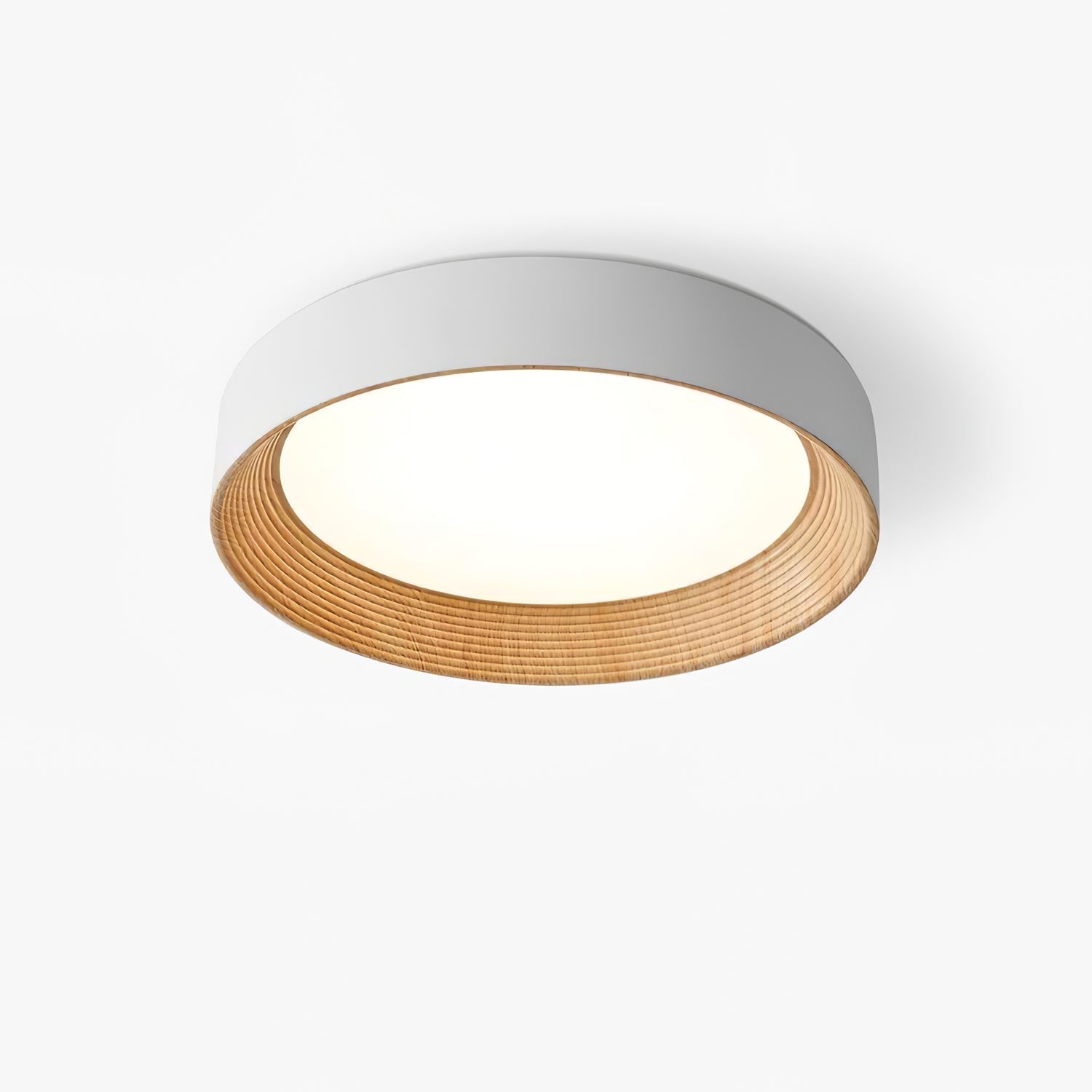 Solara Plafonnier Bois Anneau Minimaliste Réglable - Neutralighting