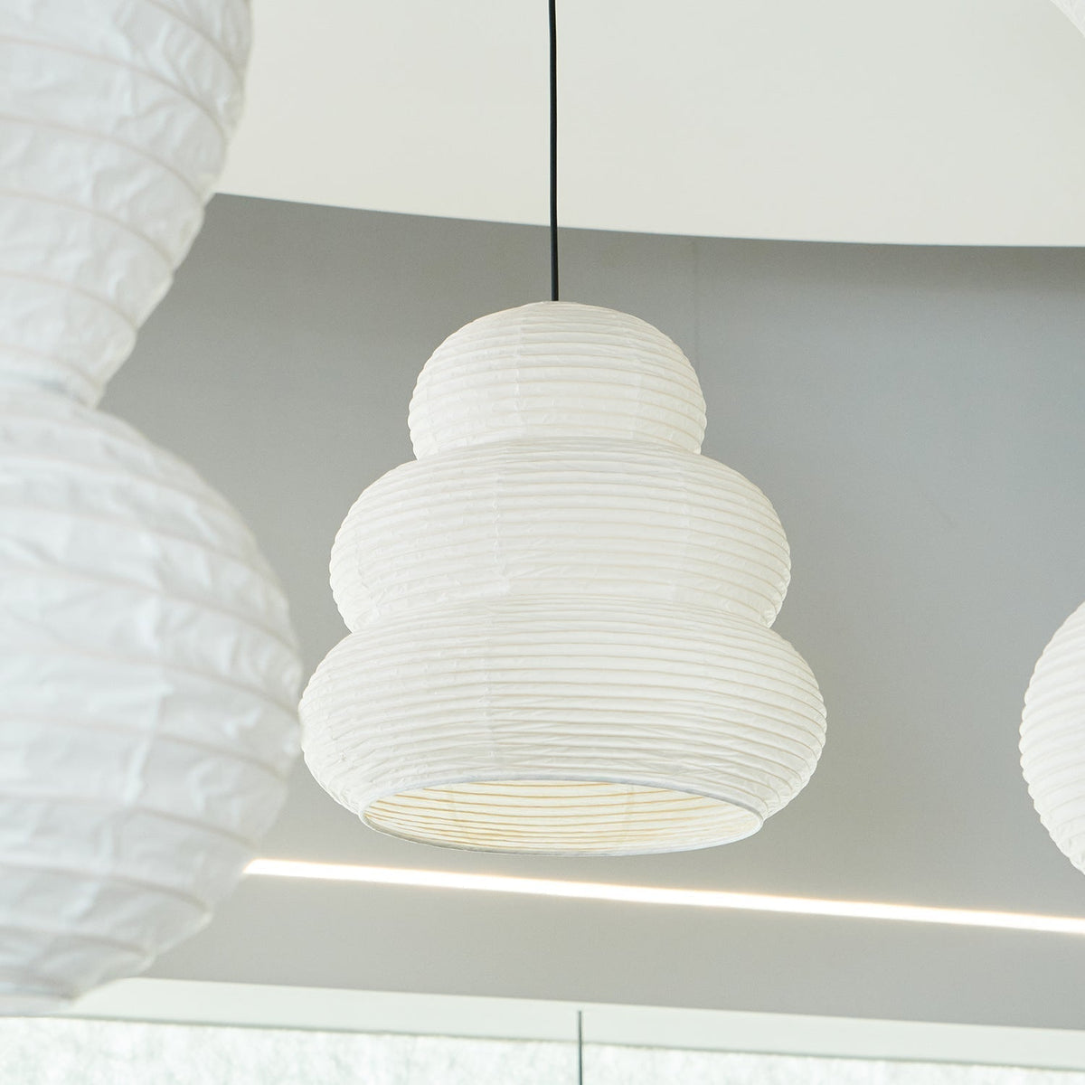 Elthayra Lampe Suspendue Lampe à Lanterne en Bambou Série Naturelle - Neutralighting