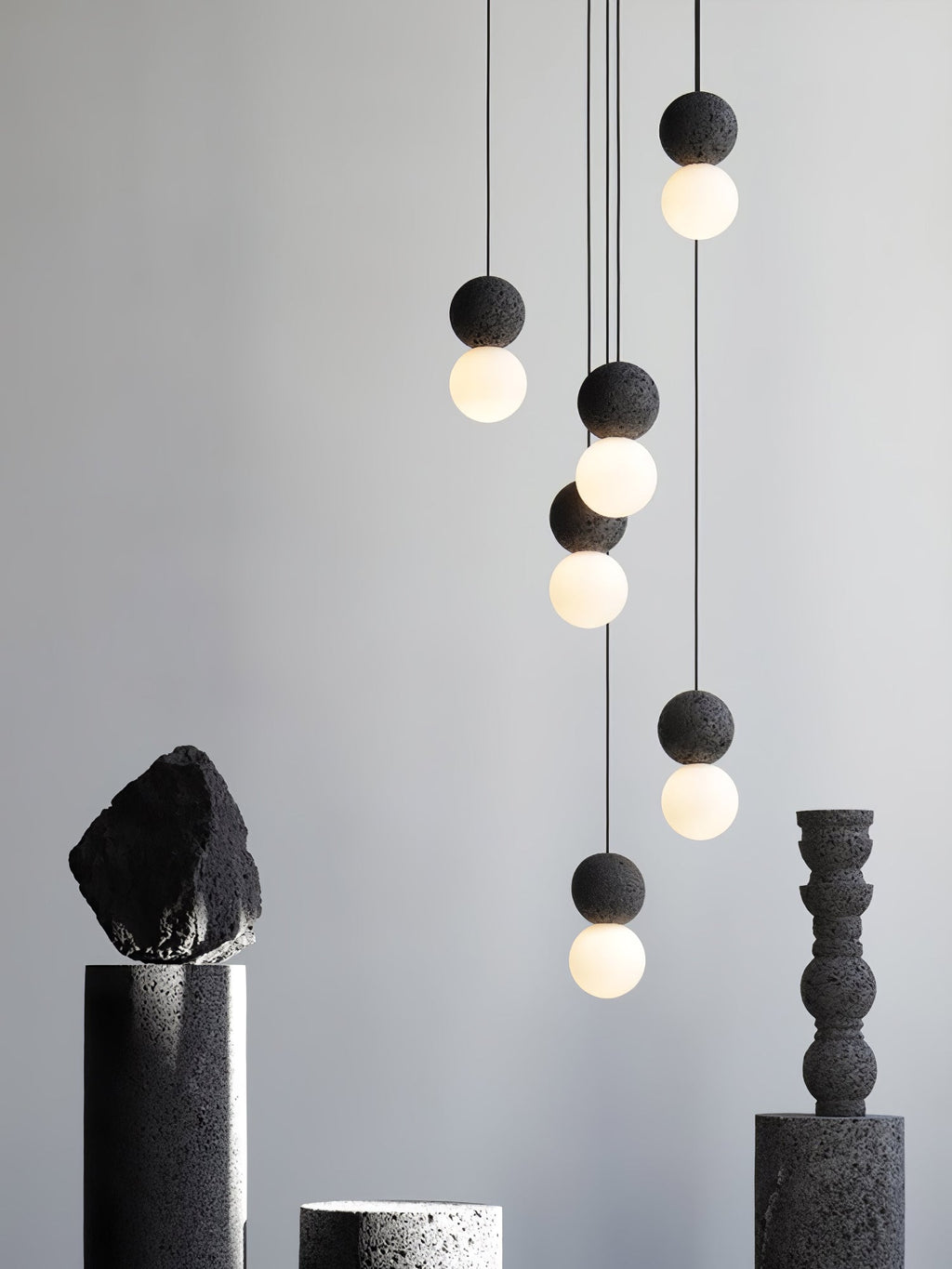 Solvicen Suspension Minimaliste en Ciment - Neutralighting