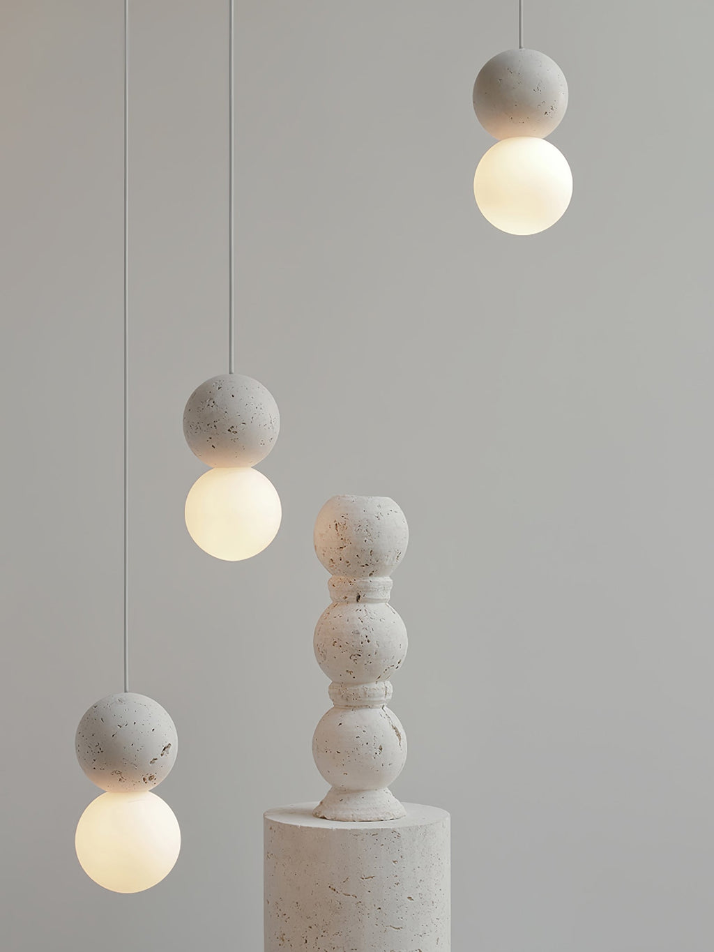 Solvicen Suspension Minimaliste en Ciment - Neutralighting