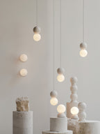 Solvicen Suspension Minimaliste en Ciment - Neutralighting