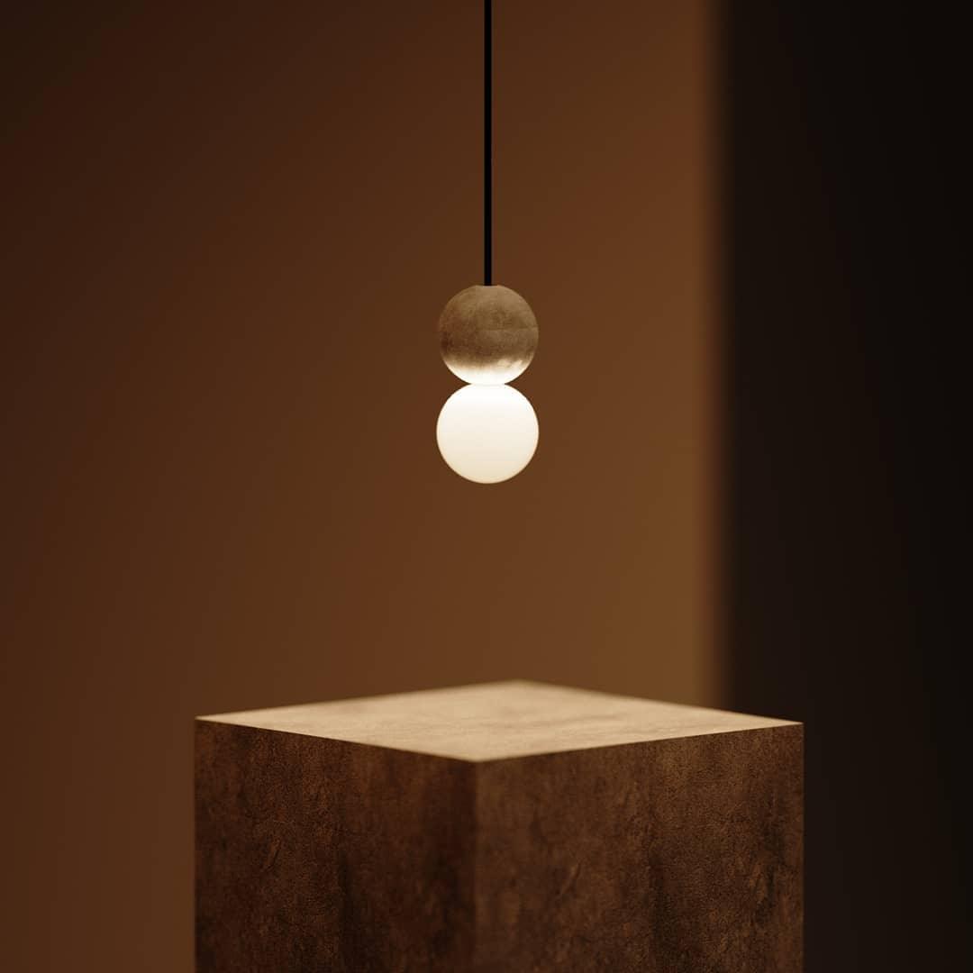 Gemma Lampe Pendante Moderne en Ciment - Neutralighting