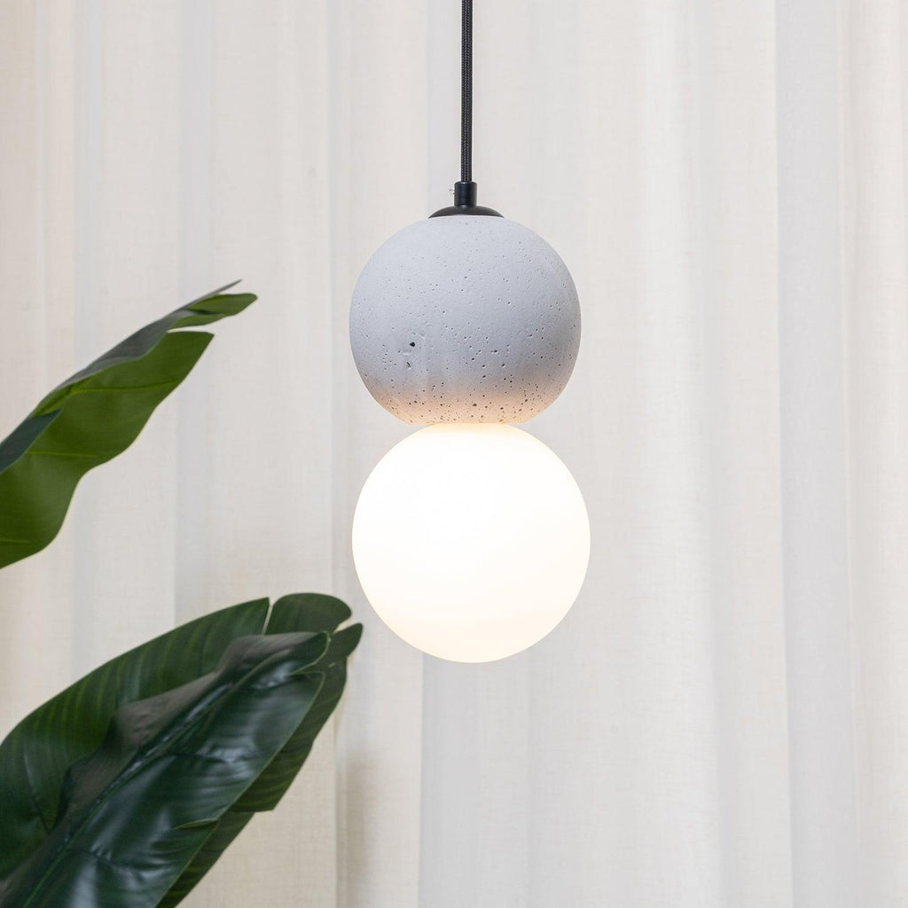 Solvicen Suspension Minimaliste en Ciment - Neutralighting
