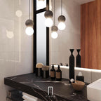 Solvicen Suspension Minimaliste en Ciment - Neutralighting