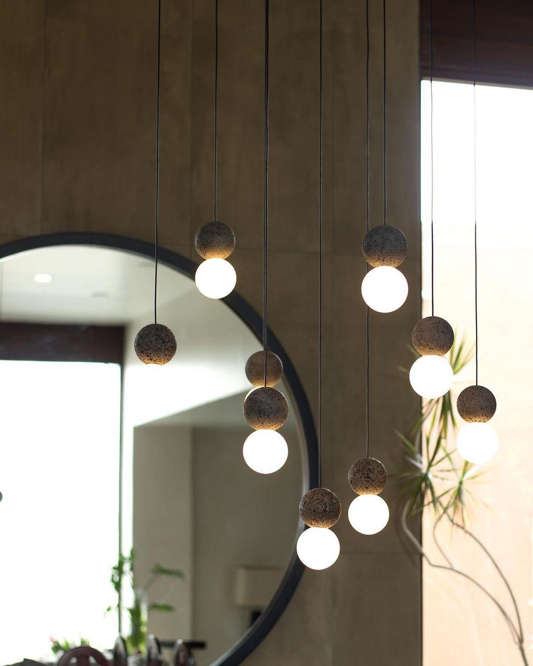 Solvicen Suspension Minimaliste en Ciment - Neutralighting