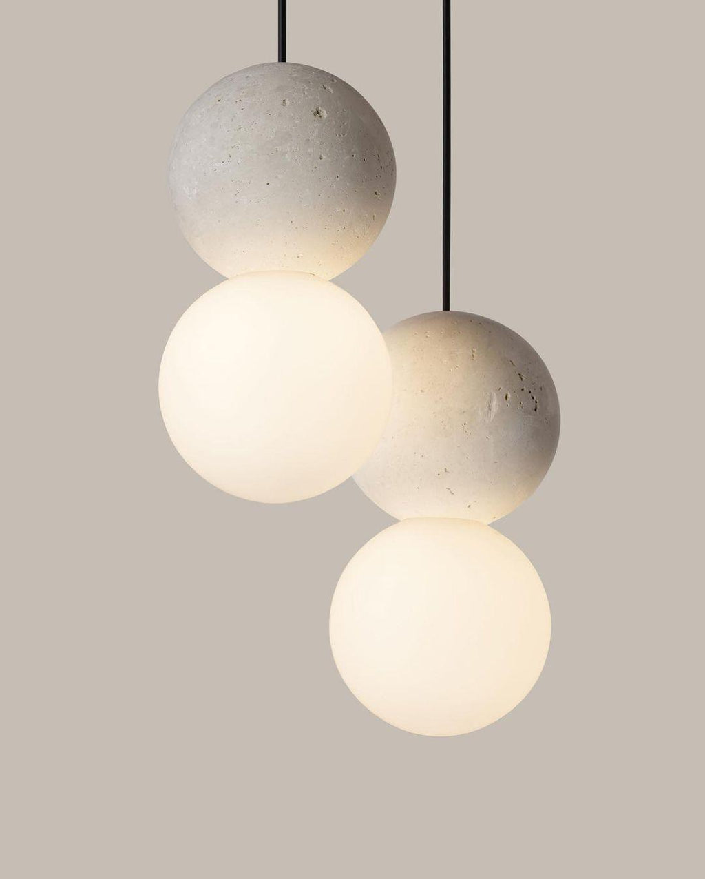 Solvicen Suspension Minimaliste en Ciment - Neutralighting