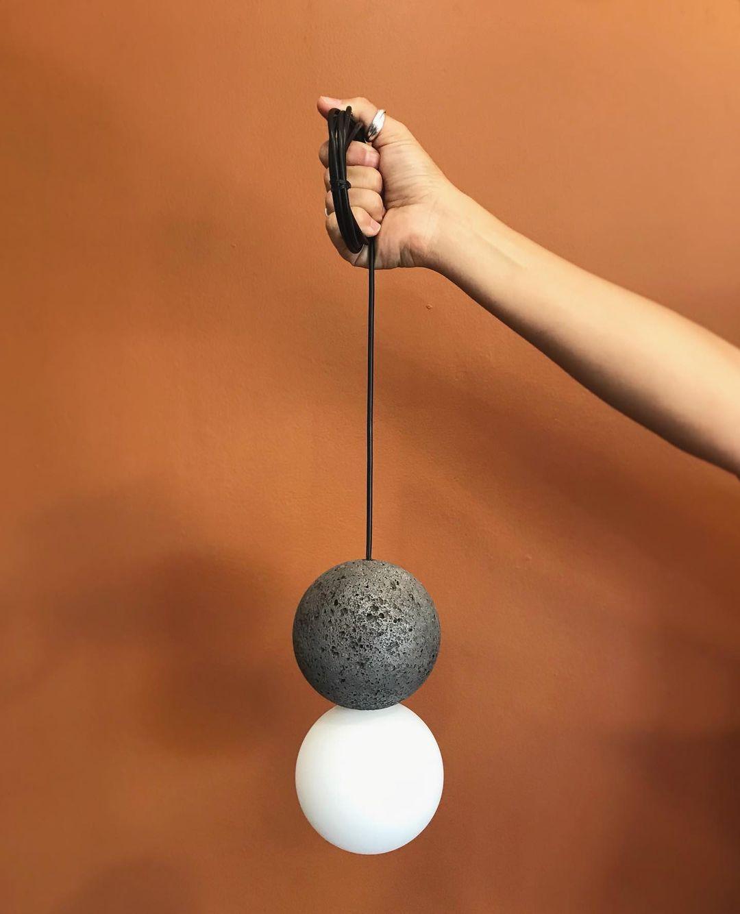Solvicen Suspension Minimaliste en Ciment - Neutralighting
