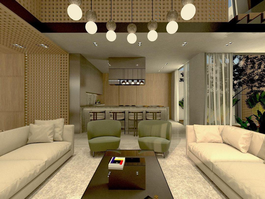 Solvicen Suspension Minimaliste en Ciment - Neutralighting